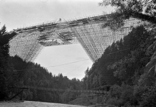 Bau der Lingenauer Hochbrücke