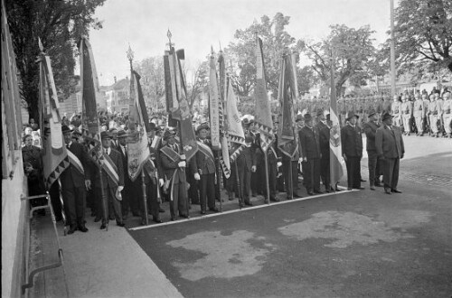 Fahnenweihe des Jägerbataillons 23 in Bregenz