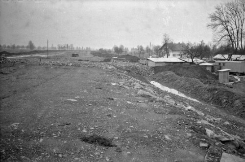 Schüttungen beim Bau der Rheintalautobahn
