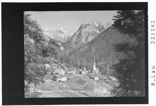 Bschlabs im Lechtal 1314 m : [Bschlabs im Bschlabertal gegen Rotkopf und Grosse Schlenkerspitze]