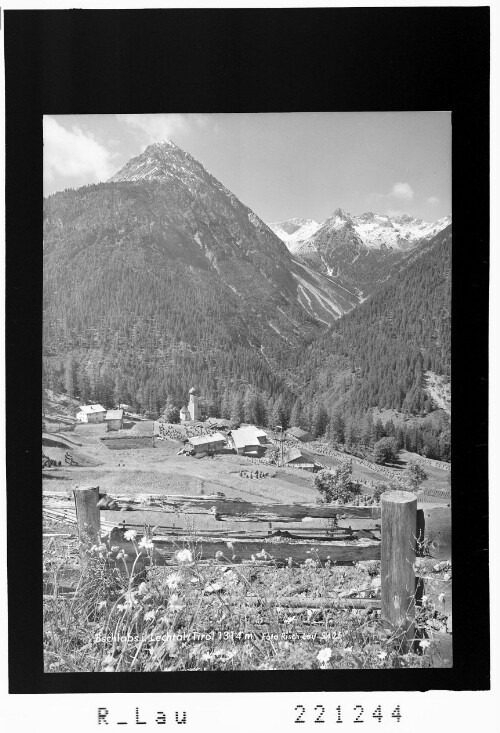 Bschlabs im Lechtal / Tirol 1314 m : [Bschlabs im Bschlabertal gegen Alpeiltal mit Wannekopf und Seitekof]
