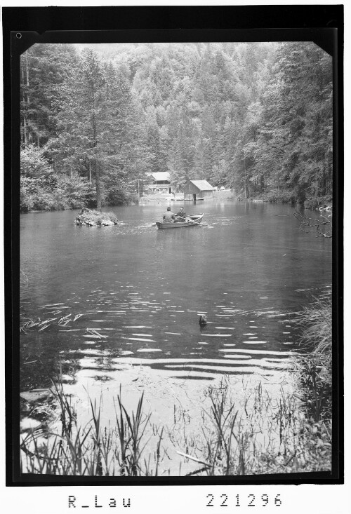 [Schwarzer See bei Satteins / Vorarlberg]