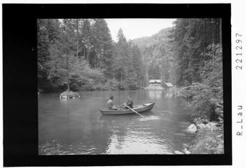 Schwarzer See bei Satteins / Vorarlberg