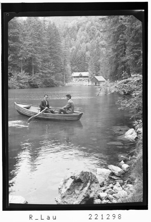 [Schwarzer See bei Satteins / Vorarlberg]