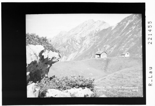 Biberacher Hütte 1862 m / Bregenzerwald / Vorarlberg : [Biberacher Hütte gegen Zitterklapfen]