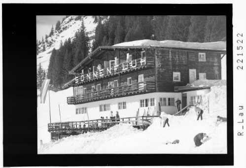 Skigebiet Warth am Arlberg 1500 m mit Sonnenfluh : [Berghotel Sonnenfluh bei Gehren im Lechtal / Tirol]