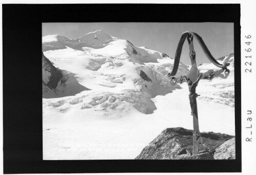 Ötztaler Alpen / Blick vom Mittelbergjoch 3166 m zur Wildspitze 3772 m
