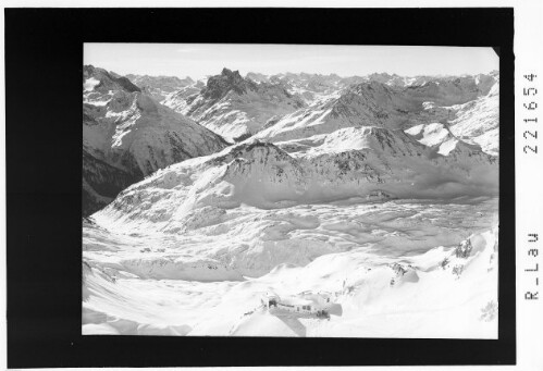 Arlberg / Valluga Gratstation gegen Patteriol