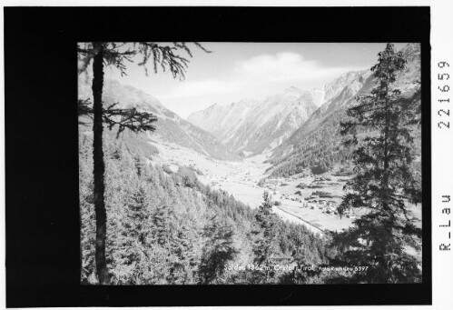 Sölden 1362 m, Ötztal in Tirol