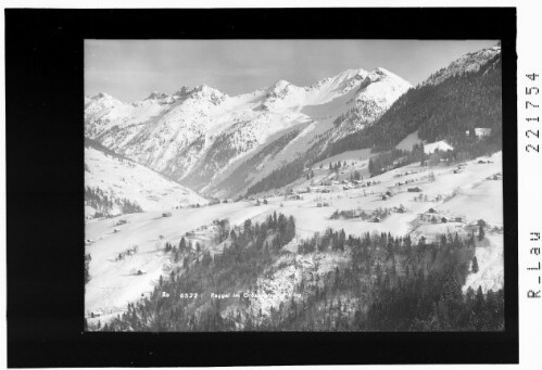 Raggal im Grosswalsertal Vorarlberg : [Raggal gegen Schafberg und Gamsfreiheit]