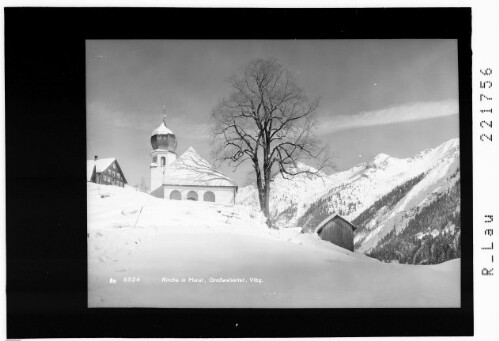 Kirche in Marul / Grosswalsertal / Vorarlberg