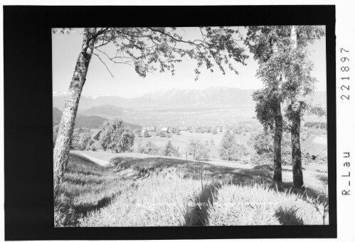 Batschuns und Rankweil / Vorarlberg gegen die Schweizer Berge