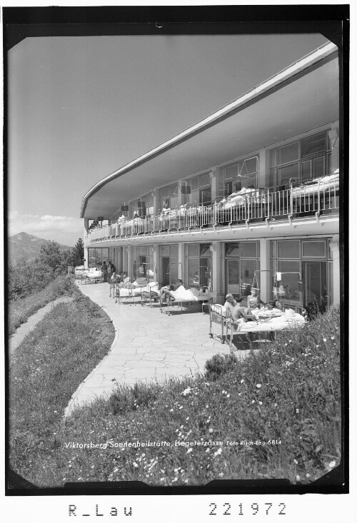 Viktorsberg Sonnenheilstätte / Liegeterrasse