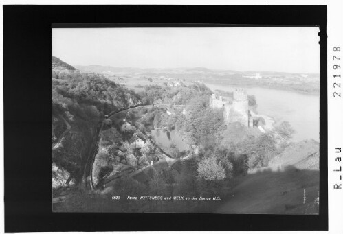 Ruine Weitenegg und Melk an der Donau / Niederösterreich