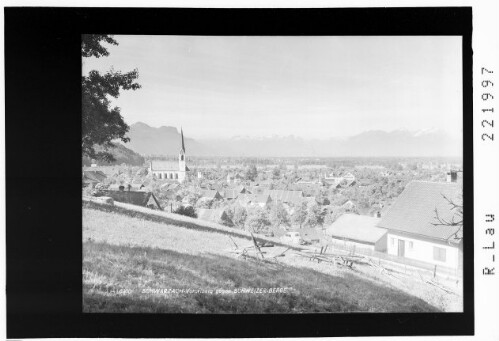 Schwarzach - Vorarlberg gegen Schweizer Berge