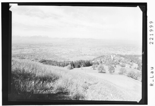 Bildstein und Schwarzach - Vorarlberg gegen Schweizer Berge