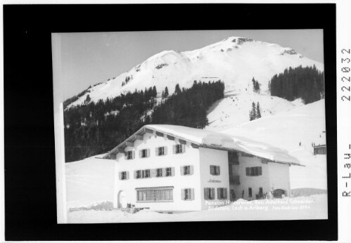Pension Hinterwies / Besitzerin Adelheid Schneider Bildstein Lech am Arlberg