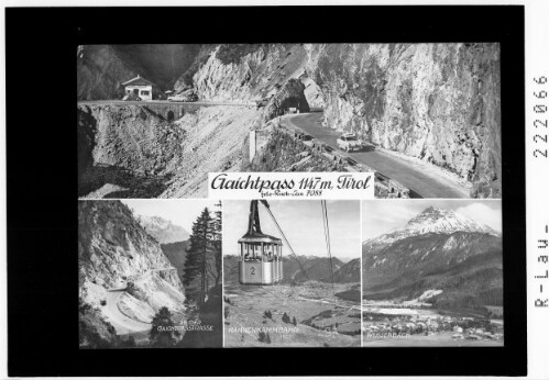 Gaichtpass 1147 m / Tirol : [Gaichtpaßstrasse bei Weissenbach im Lechtal]