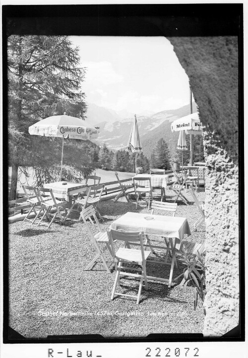 Gasthof Norberthöhe 1457 m / Gastgarten