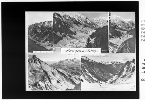 Langen am Arlberg : [Ansichten aus dem Klostertal]