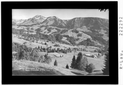 Ittensberg im Bregenzerwald / Vorarlberg gegen Winterstaude 1858 m - Tristen und Niedere