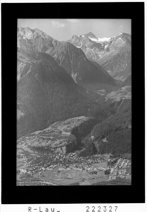 Bürs bei Bludenz gegen Schesaplana