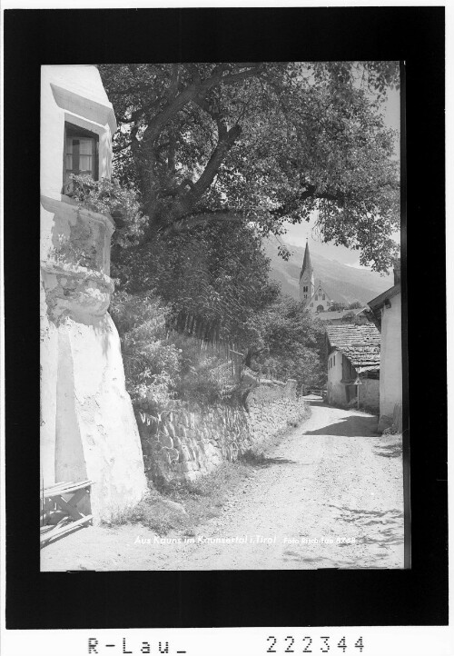 Aus Kauns im Kaunertal in Tirol