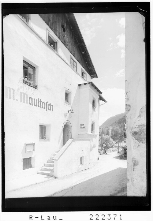 [Hotel Maultasch in Nauders / Tirol]