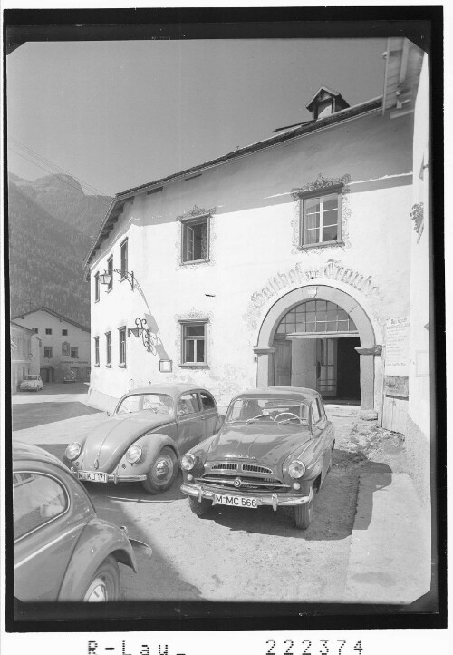 [Gasthof zur Traube in Pfunds im Oberinntal / Tirol]