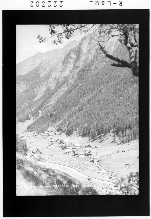 Feuchten im Kaunertal 1273 m in Tirol : [Feichten im Kaunertal]