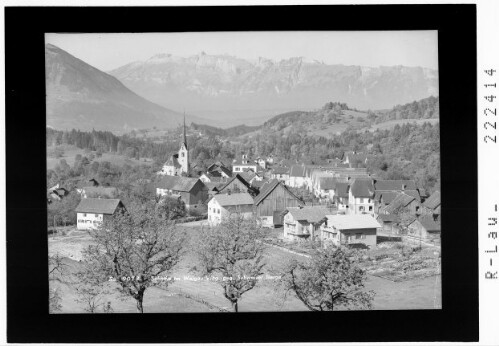 Schnifis im Walgau gegen Schweizer Berge : [Schnifis gegen Alpsteingruppe]