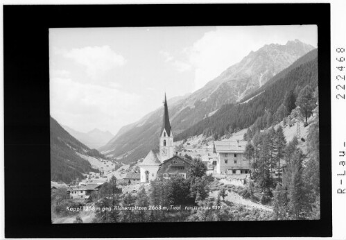 Kappl 1258 m gegen Alschnerspitzen 2668 m / Tirol