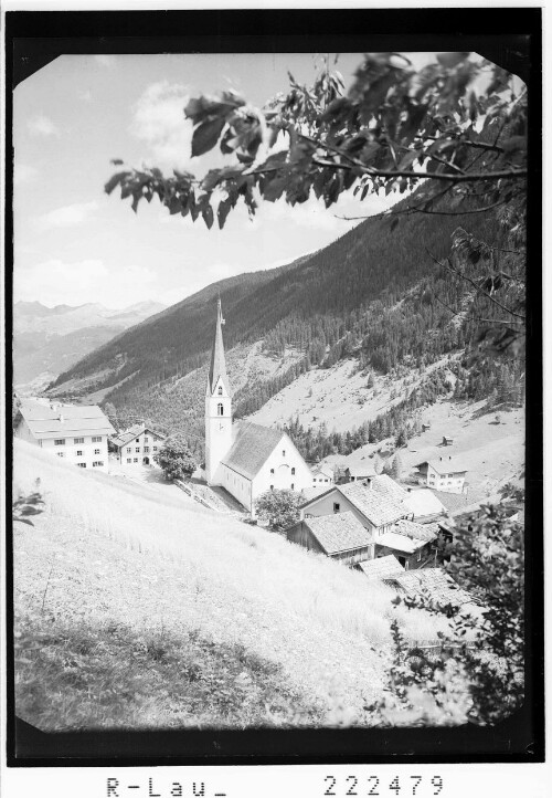 [Kappl im Paznaun gegen Samnaungruppe mit Seekopf und Rotpleisskopf]
