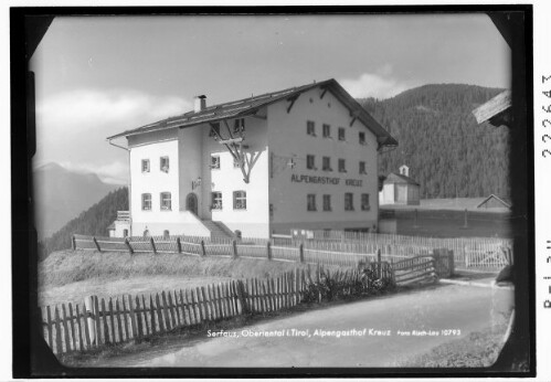 Serfaus / Oberinntal in Tirol / Alpengasthof Kreuz