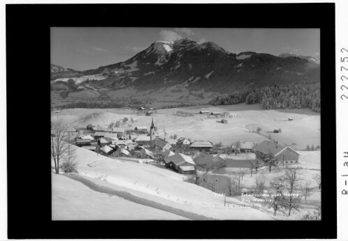 Schwarzenberg gegen Niedere / Bregenzerwald / Vorarlberg