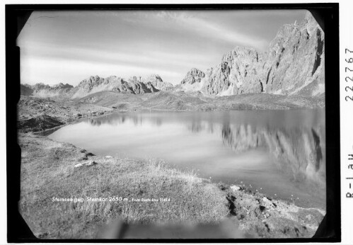 Steinsee gegen Steinkar 2650 m : [Steinsee gegen Bittrichkopf und Steinkarspitze]