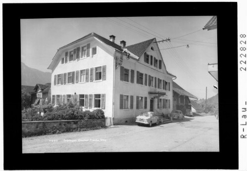 Thüringen / Gasthof Traube / Vorarlberg