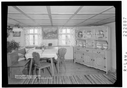 Sibratsgfäll im Bregenzerwald / Fremdenheim Sutterlütti