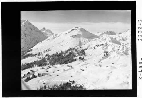 Oberlech am Arlberg mit Kriegerhorn