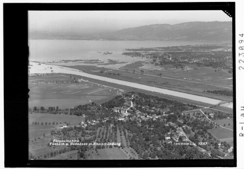 Fussach am Bodensee mit Rheinmündund