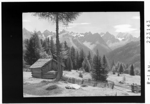 [Blick zum Kaunergrat mit Peischelkopf - Rofelewand - Verpeilspitze und Watzespitze]