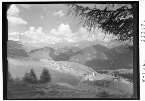 [Fiss im Oberinntal gegen Kaunergrat und Glockturmkamm]