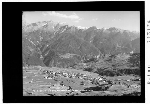 Fiss in Tirol 1436 m gegen Glockturmkamm