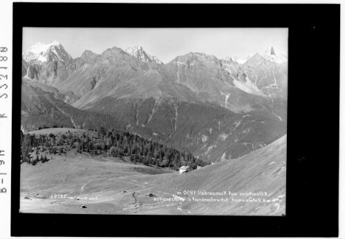 Kölnerhaus auf Komperdell 1950 m mit Rofelewand - Schwabenkopf und Watzespitze