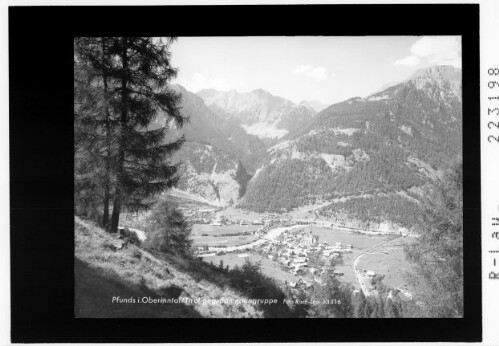 Pfunds im Oberinntal / Tirol gegen Samnaungruppe