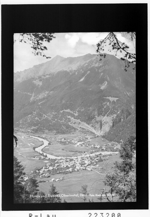 Pfunds und Stuben im Oberinntal / Tirol : [Pfunds - Dorf und Stuben im Oberinntal gegen Kreuzjoch]