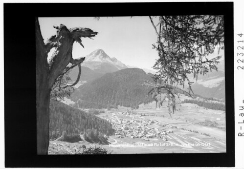 Nauders in Tirol 1363 m mit Piz Lat 2781 m