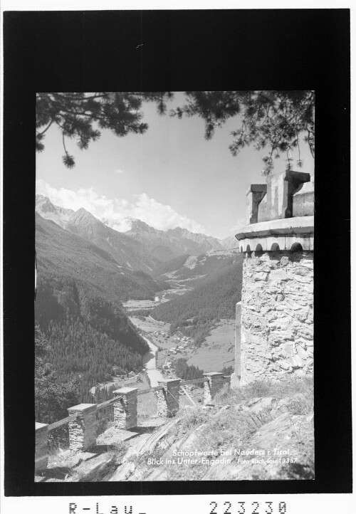 Schöpfwarte bei Nauders in Tirol / Blick ins Unterengadin