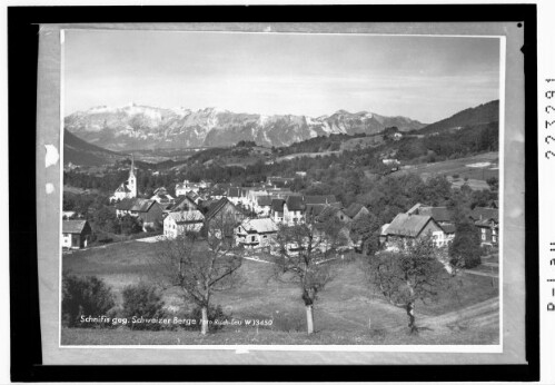 Schnifis gegen Schweizer Berge : [Schnifis gegen Alpsteingruppe mit Altmann und Hohem Kasten]