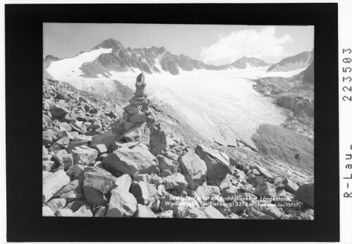 Bachfallferner mit Bachfallenkopf - Längtaler Weisserkogl und Gaisslehnkogl 3213 m